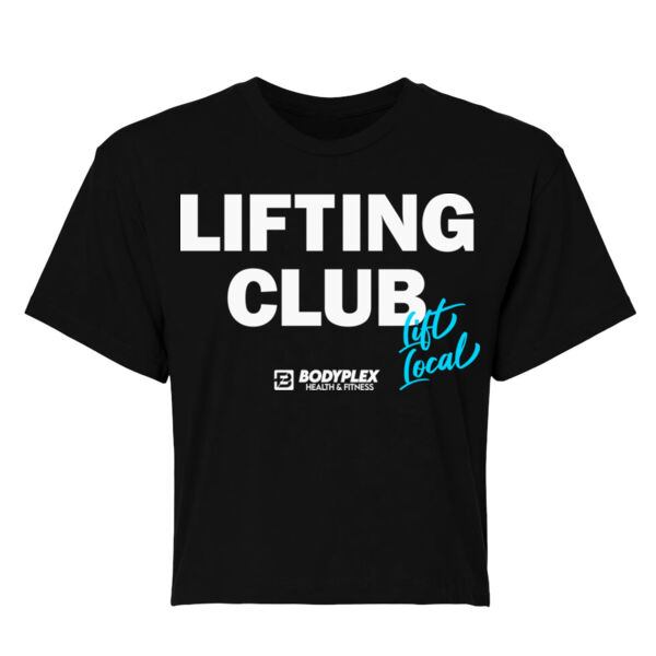 LIFTING CLUB - WOMEN'S CROP T-SHIRT - $SX85T6$ Thumbnail